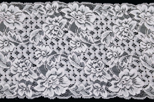 7 Inch Flat Double Edge Galloon Lace, Camelia Pink (25 YARDS) MADE IN USA